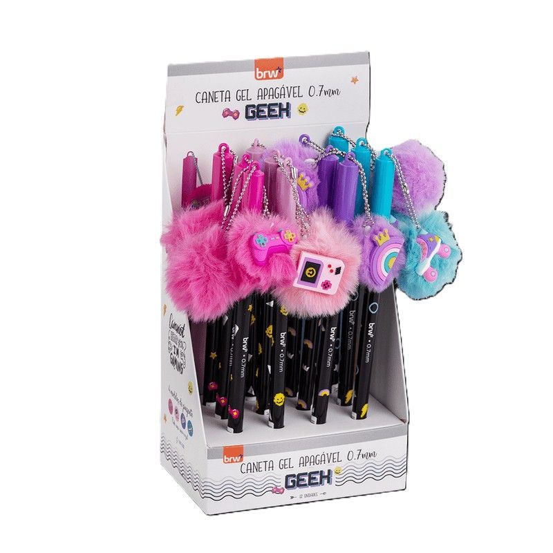 Caneta 0.7 Gel Apagável Geek Ref.CA0236
