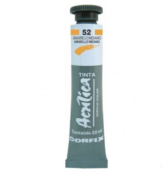 Tinta Acrílica 20ml Ref.800204-52 Amarelo...