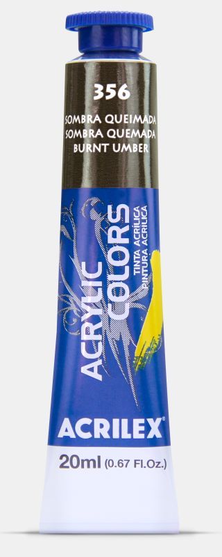 Tinta Acril. Color 20ml Ref.356 Sombra Qu...