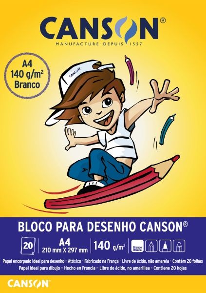 Bloco p/Des Esc. A4 140g 20F Ref.66667070...