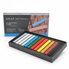 Giz Pastel Seco Graf Soft 12 Cores Ref.70...