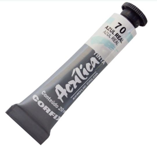 Tinta Acrílica 20ml Ref.800204-70 Azul Real 