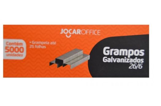 Grampo 26/6 Galvanizado c/5000Un Ref.9301...