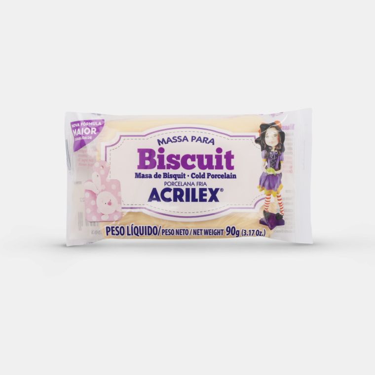 Massa de Biscuit 90g Ref.538 Amarelo Pess...