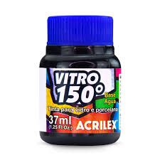 Tinta Vitro 150 37ml Ref.520 Preto