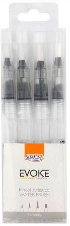 Kit Pincel Artistico c/4Un Water Brush Re...