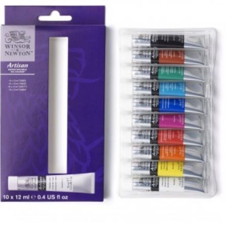 Tinta à Oleo 12ml 10 Cores Artisan Ref.15...