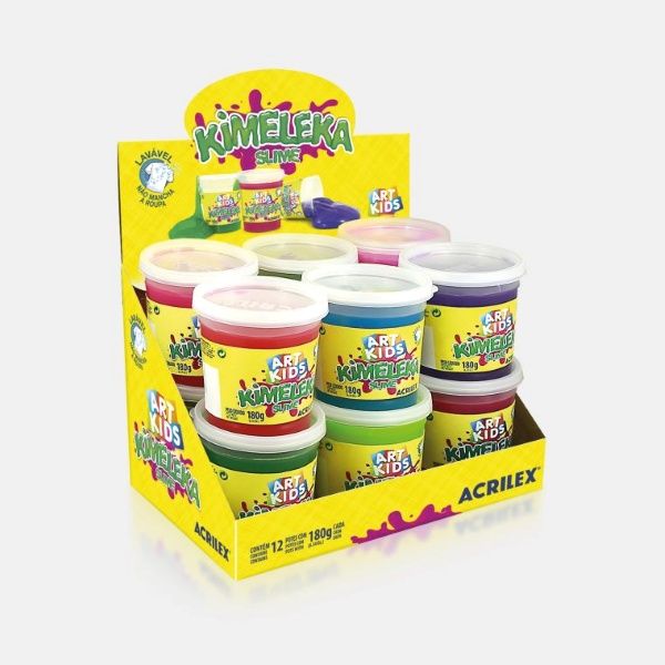 Kimeleka Slime 180g Acrilex Sortidas Ref....