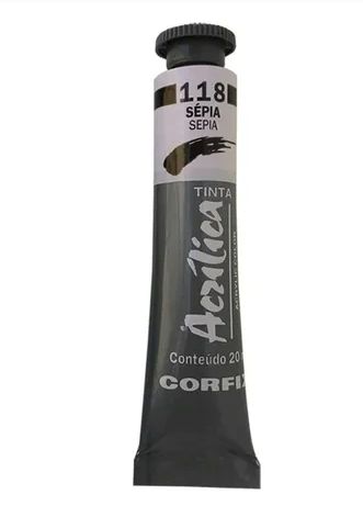Tinta Acrílica 20ml Ref.800204-118 Sépia 
