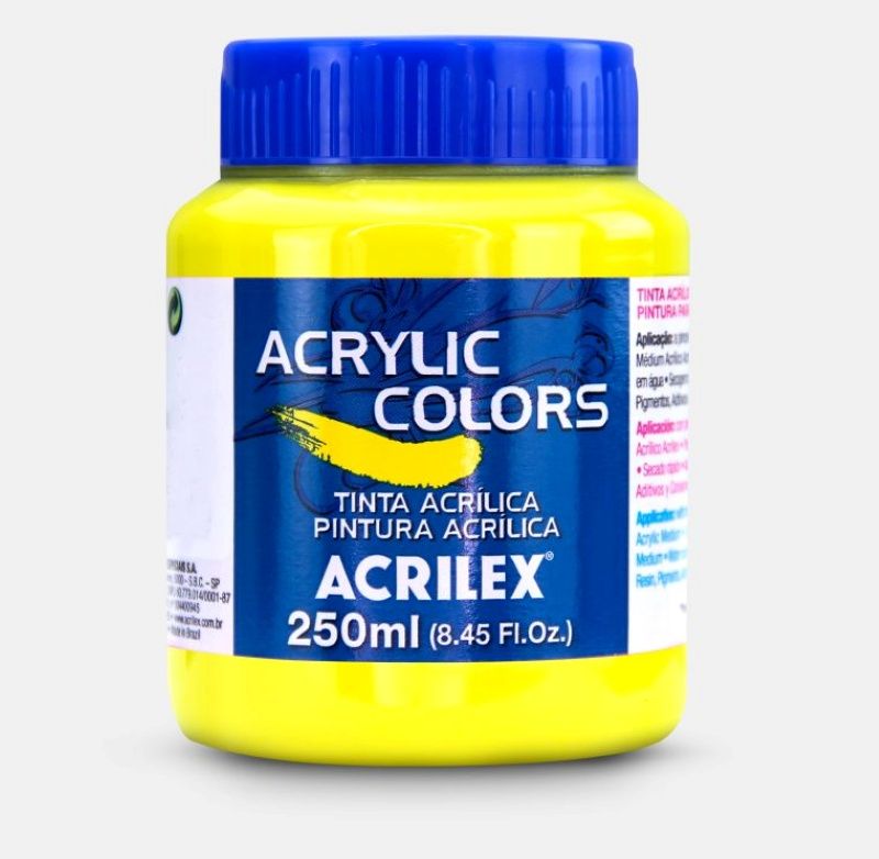 Tinta Acril. Color 250ml Ref.323 Am Limão