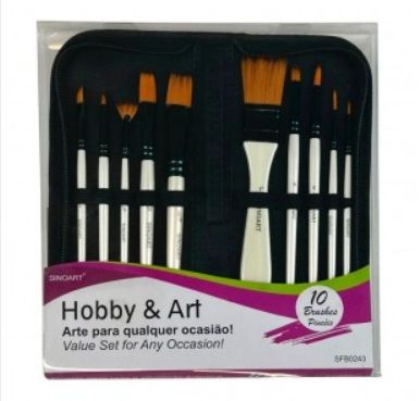 Pincel Hobby Art Kit c/10Un Ref.SFB0243