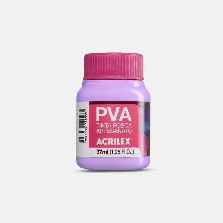Tinta Plástica PVA 37ml Ref.03240-528 Lilas 