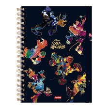 Caderno Espiral CD 80F 1 Mat Neo Disney P...