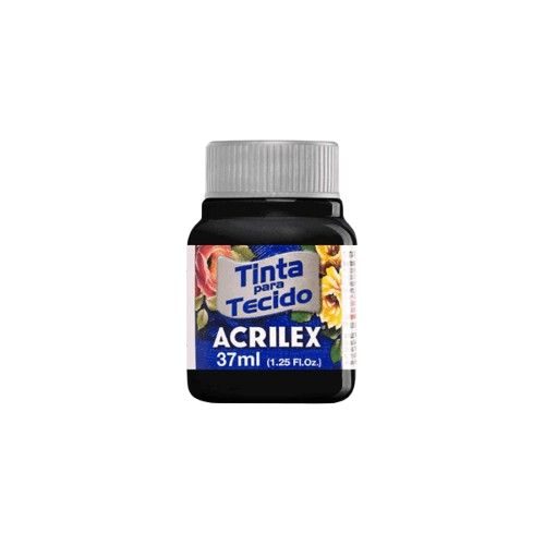 Tinta p/Tecido Fosca 37ml Ref.4140-520 Preto