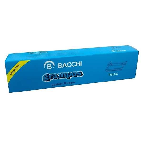 Grampo Trilho Metal 80mm c/50Un Bacchi