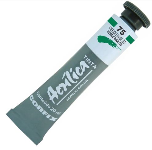Tinta Acrílica 20ml Ref.800204- 75 Verde ...