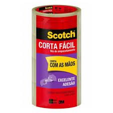 Fita Ades. Plast. Transp. 45x40 Corta Facil 