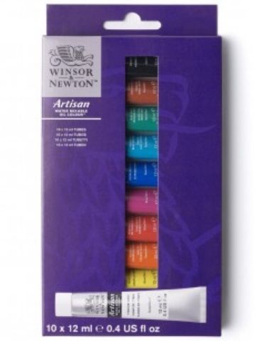 Tinta à Oleo 12ml 10 Cores Artisan Ref.15...