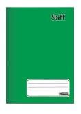 Caderno Brochurao CD 96F Stiff  Verde 