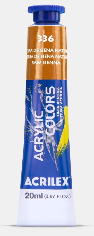 Tinta Acril. Color 20ml Ref.336 Terra Sie...