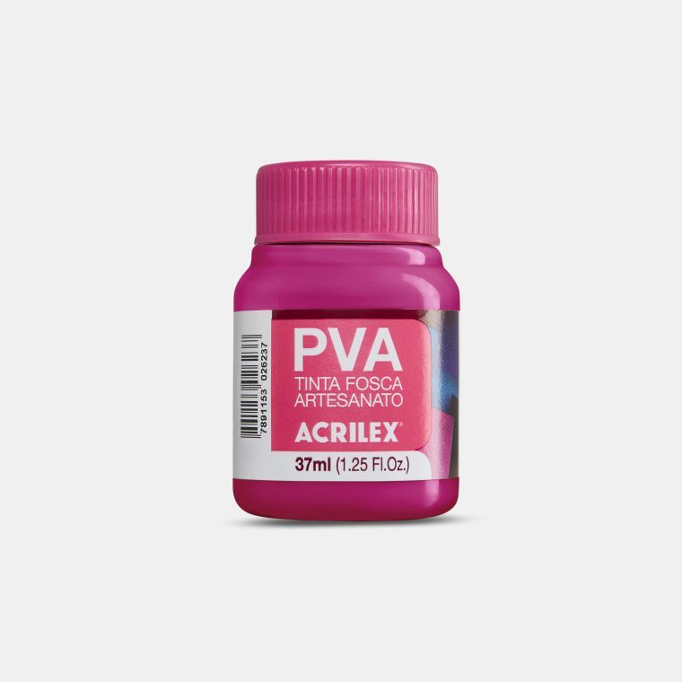 Tinta Plástica PVA 37ml Ref.03240-542 Ros...