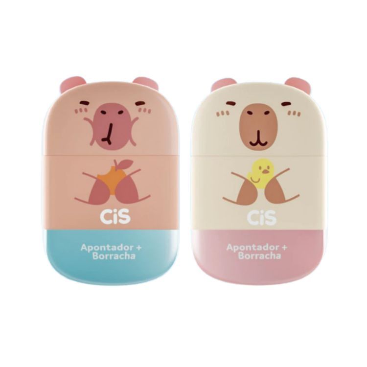 Apontador c/Borracha Cis Capivara Ref 5.8358