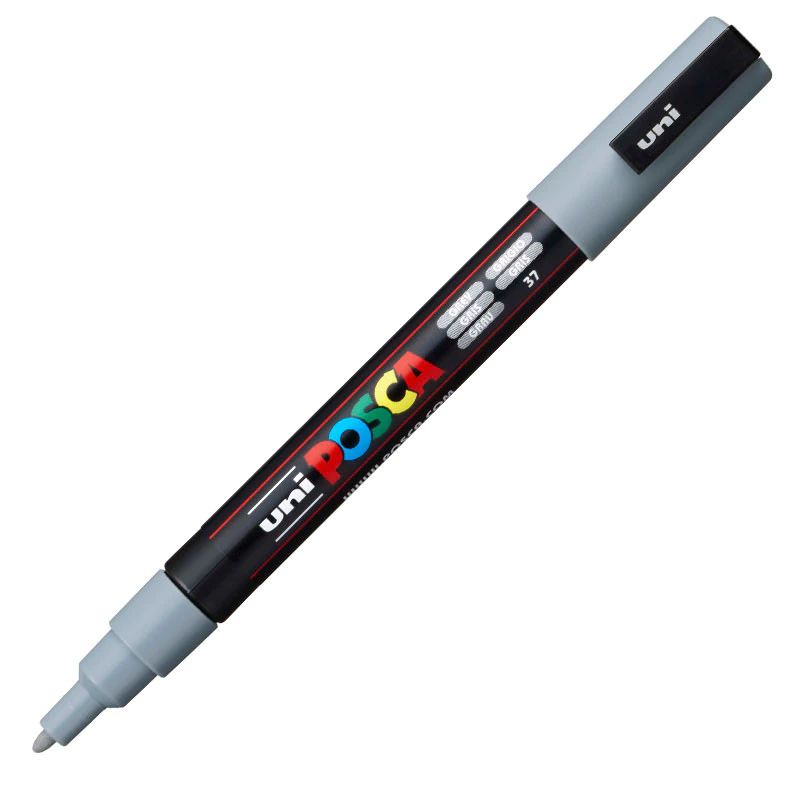 Caneta Posca Ref.PC-3M Cinza