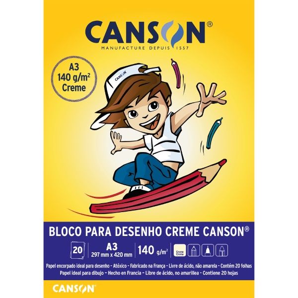 Bloco p/Des Esc. A3 140g 20F Ref.66667073...