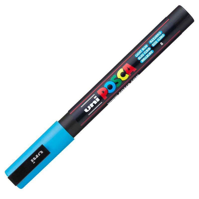 Caneta Posca Ref.PC-3M Azul Claro 