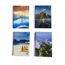 Caderno Espiral CD 96F 1/4 Brasilidade Fsc