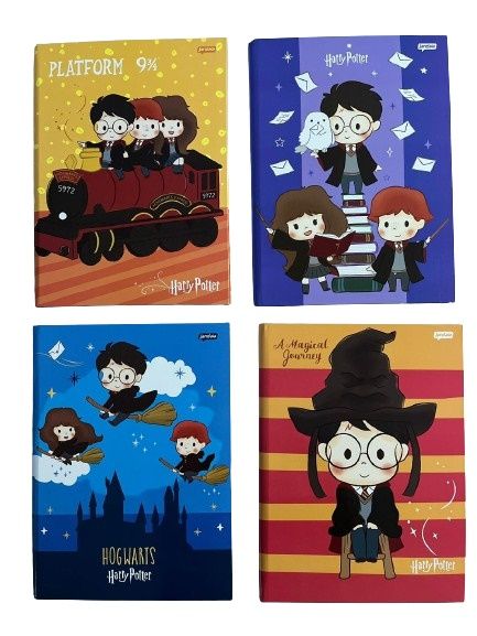 Caderno Brochurao CD 96F Harry Potter 