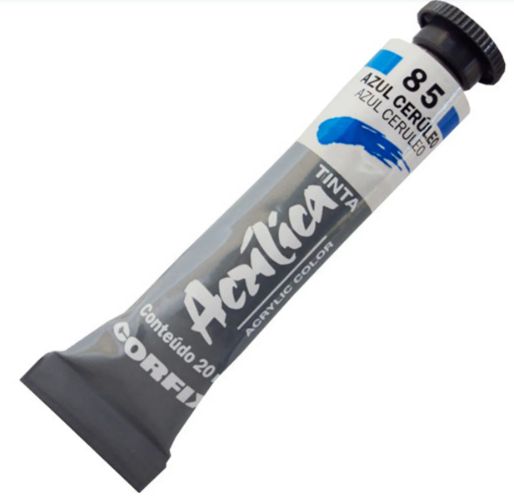 Tinta Acrílica 20ml Ref.800204-85 Azul Ce...