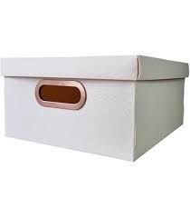 Caixa Organiz. Linho Grande Cinza Ref: 22...