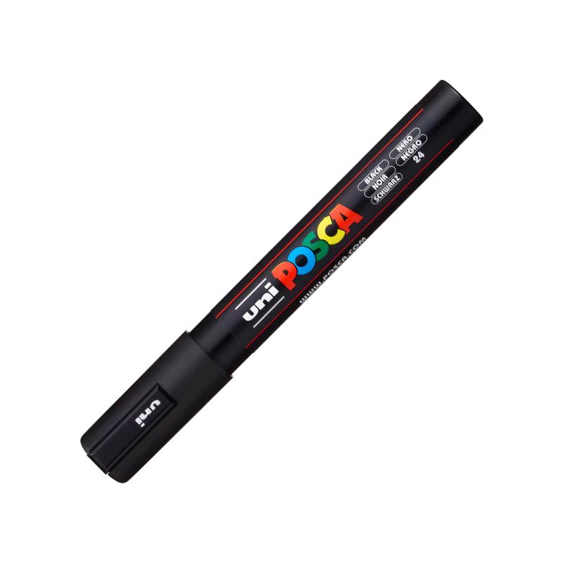 Caneta Posca Ref.PC-5M Preto 