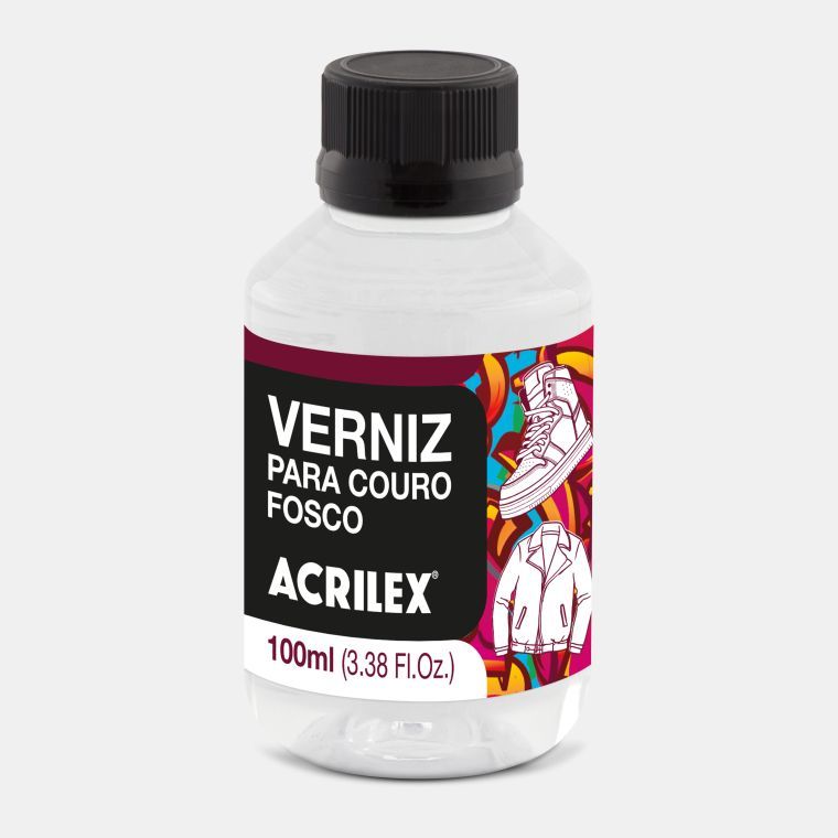 Verniz Fosco p/ Couro 100ml Ref.13010