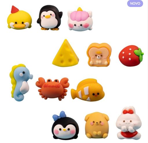 Borracha Mini Fun Cute 3D c/20Un Ref.5.8402