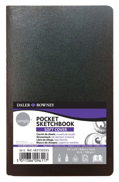 Caderno CF Pocket Sketchbook 24F 8,9x14 100g