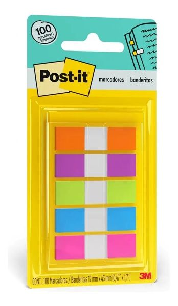Post-It Flags Tape 11,9x43,2 100fls 5 Cor...