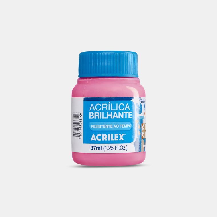 Tinta Acrílica Bril. 37ml Ref.33400-537 Rosa