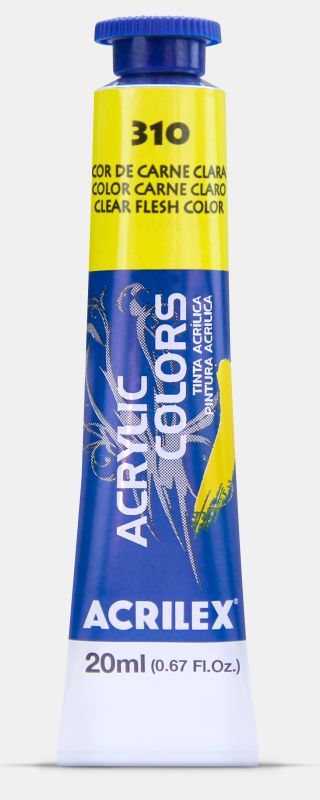 Tinta Acril. Color 20ml Ref.310 Carne Clara