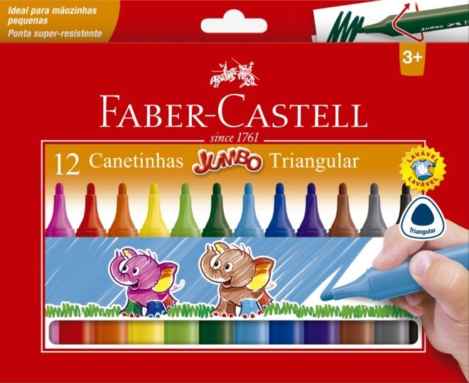 Canetinha Hidrografica Jumbo Triangular  ...