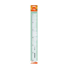 Régua Plastica 30cm Ref.4327 Cristal