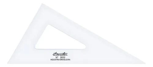 Esquadro Acrílico 60º 2mm s/Escala 32cm R...