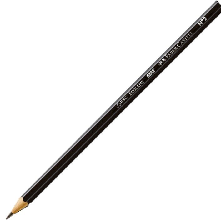 Lápis Preto Nº2 Sext s/Bor Ecolapis Max R...