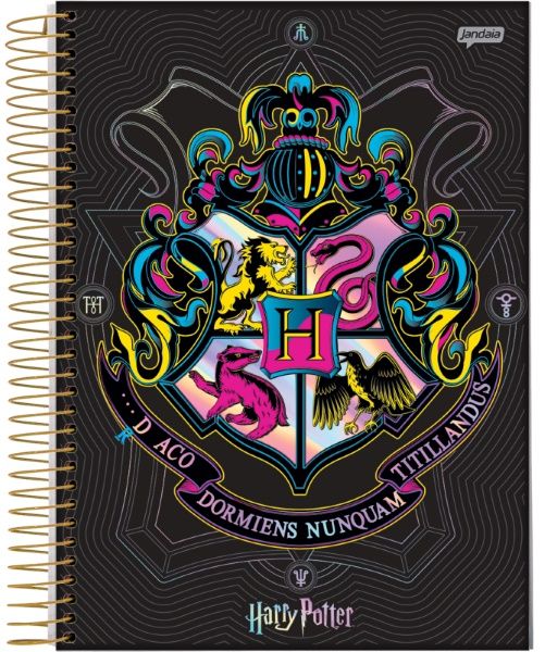 Caderno Espiral CD 200F 10 Mat Univ Harry...