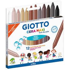 Giz de Cera 12 Cor Maxi Ref.202302ES Tons...