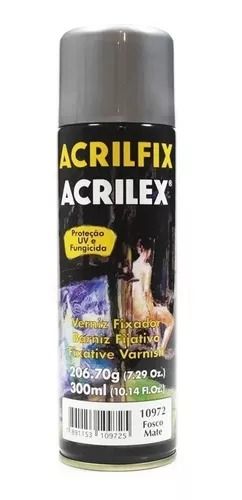 Verniz Fixador Aerossol Fosco Mate 300ml ...