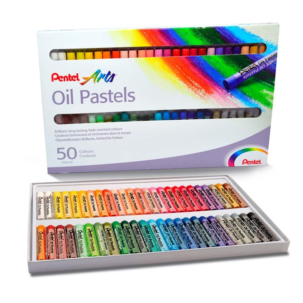 Giz Pastel Oleoso 50 Cores Ref.PHN-50