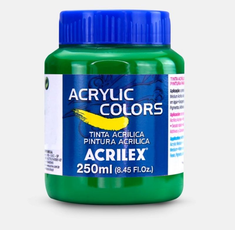 Tinta Acril. Color 250ml Ref.322 Vd Musgo