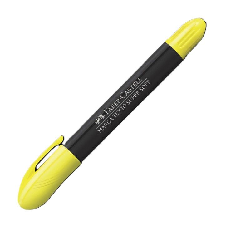 Pincel Marca Texto em Gel SuperSoft Amarelo